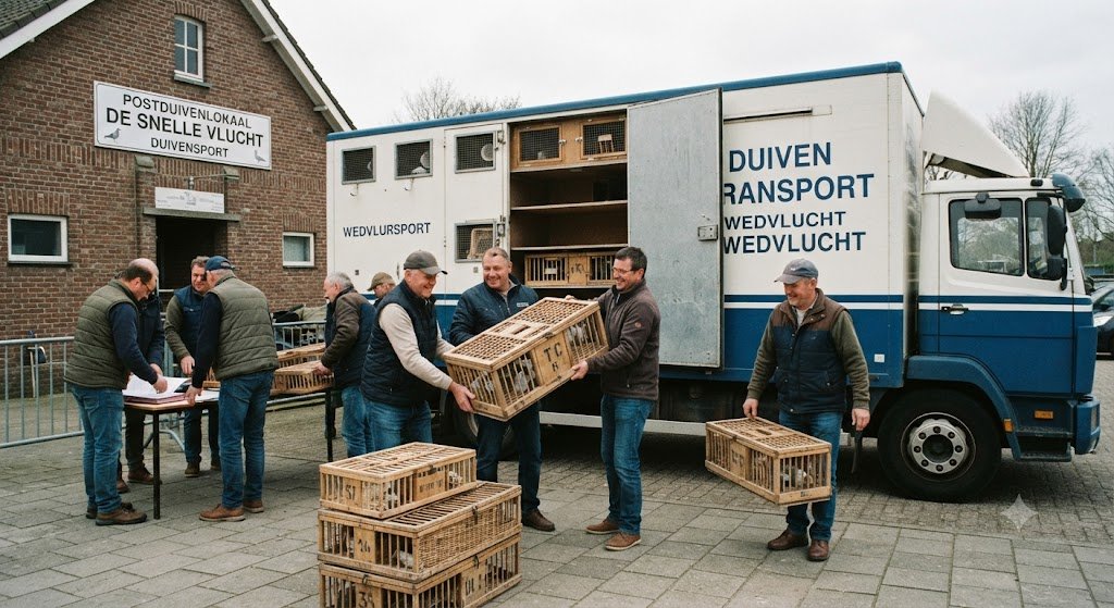 Duivenclub korft de duiven in